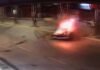 Motociclista deixa mochila sobre viatura policial e causa explosão em Linhares
