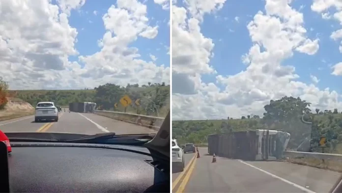 carreta-cegonha-tomba-e-motorista-fica-ferido-em-pedro-canario-3149941-article