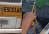 Moradores denunciam transporte de alunos em situação precária em Linhares