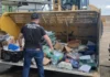 Quase 270 quilos de drogas são incinerados em Linhares após apreensões de forças de segurança