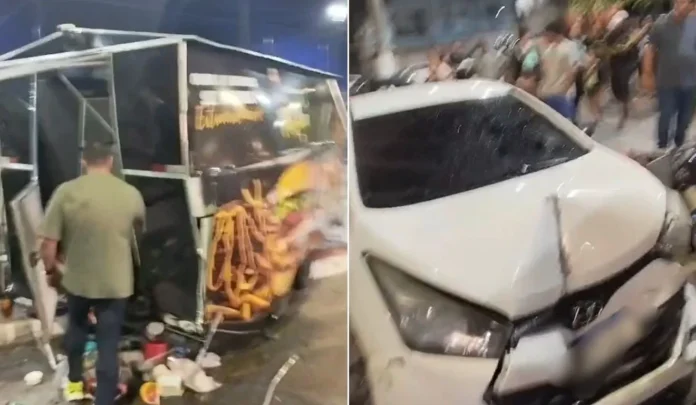Veiculo-atingiu-trailer-em-praca-de-Linhares-motorista-foi-preso