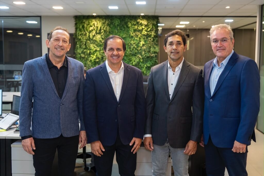 Hildo Cecato, Fábio Bertollo, Josias Dias e Romero Valença.
Crédito: Cacá Lima
